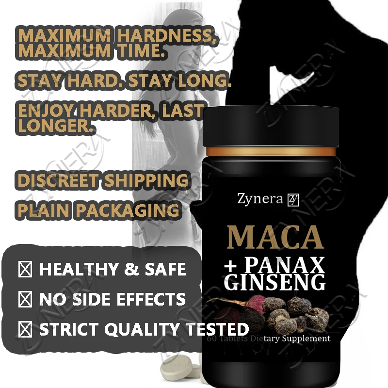 

Мужская добавка для улучшения либидо, органическая мака, 100% чистая, неGMo, здоровье, натуральный источник питания, быстродействующий, поддерживает репродуктивность