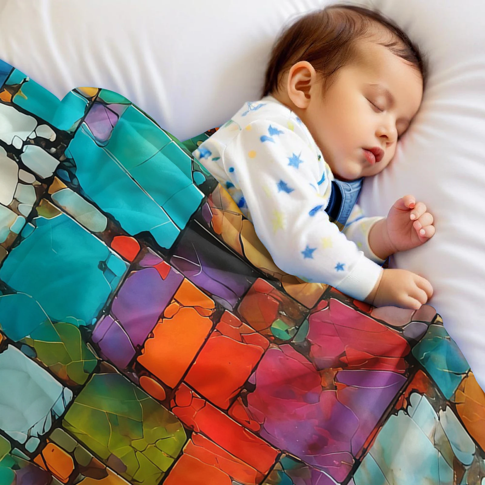 カラーモザイク 軽量マイクロファイバー ソフトクリスマスフリ - Christmas Throw Blanket のレビューと価格
