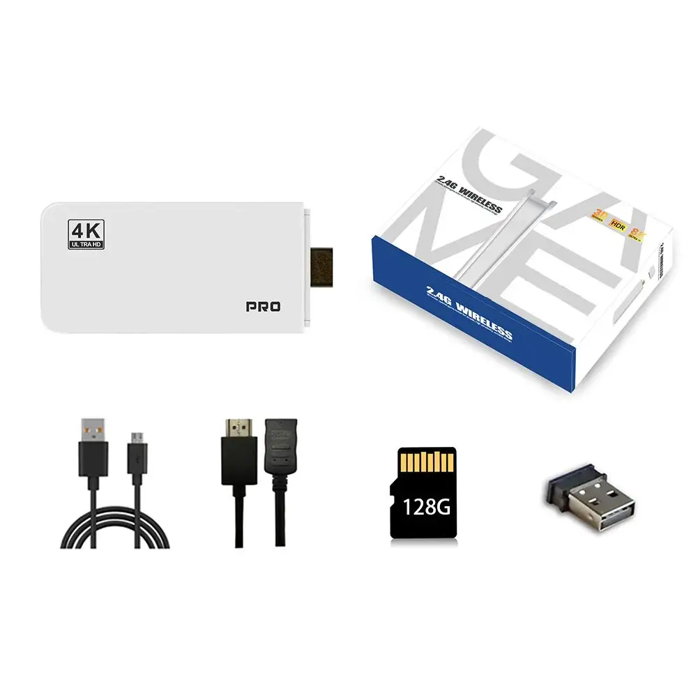 وحدة تحكم ألعاب ريترو 128G ألعاب فيديو كلاسيكية 2025 4K HDMI مدمجة 23 محاكيات 20000+ ألعاب التوصيل والتشغيل مع وحدتي تحكم #2