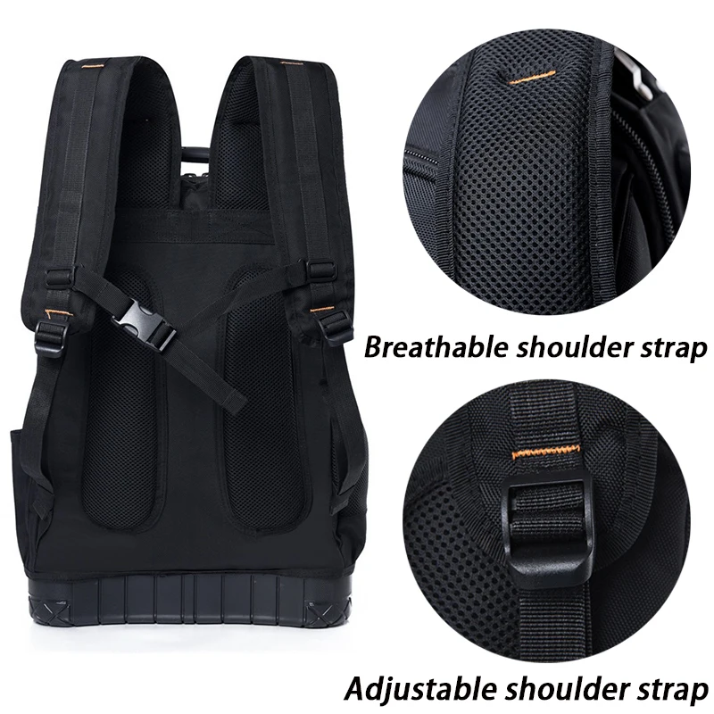 High Capacity Tool Shoulder Bag Tools Organizer Storage Hardware Tool Shoulder Bags Oxford Cloth Backpack Repair Kit Profession