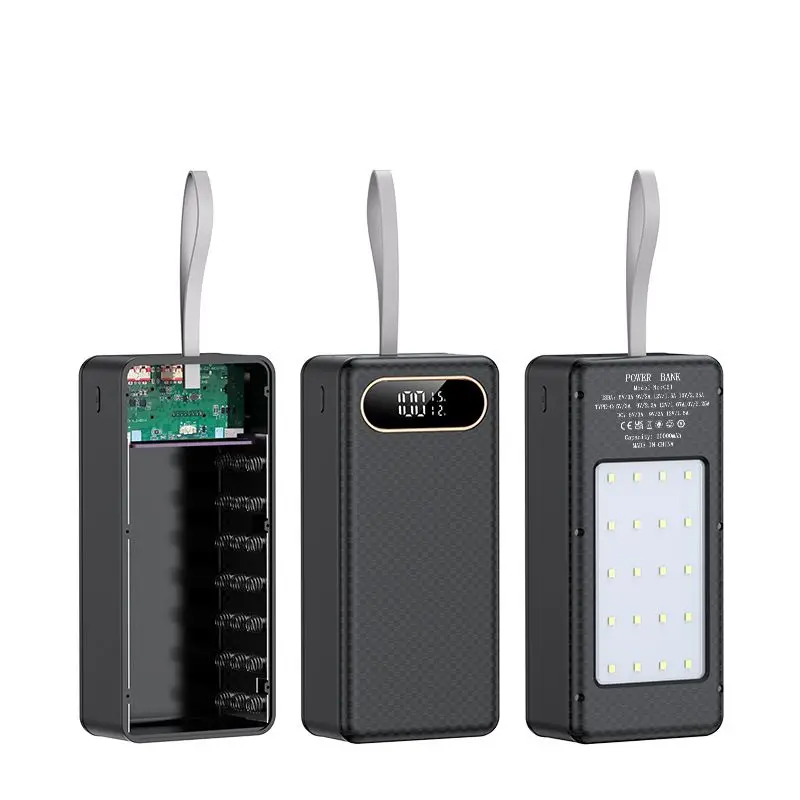 RONXII DIY 21 Mobile Power Kit 18650 Battery Power Bank Case DC Output 12V 1.5A Fast Charging