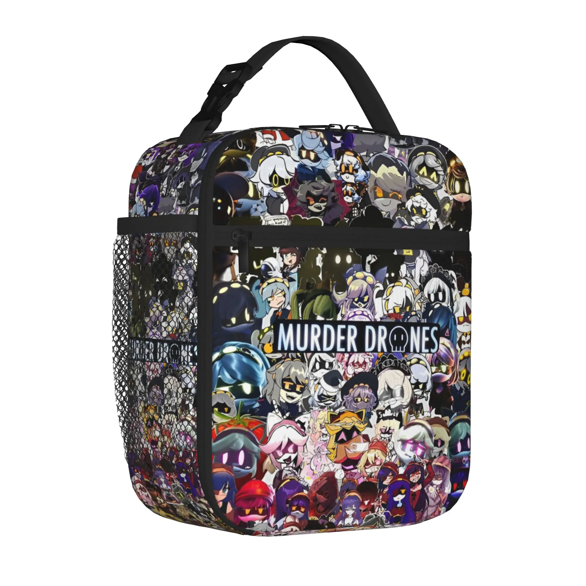 Insulated Lunch Tote Bag Murder Drones UZI Cartoon Unique Design Serial Designation N Thermal Cooler Lunch Boxes Portable Office