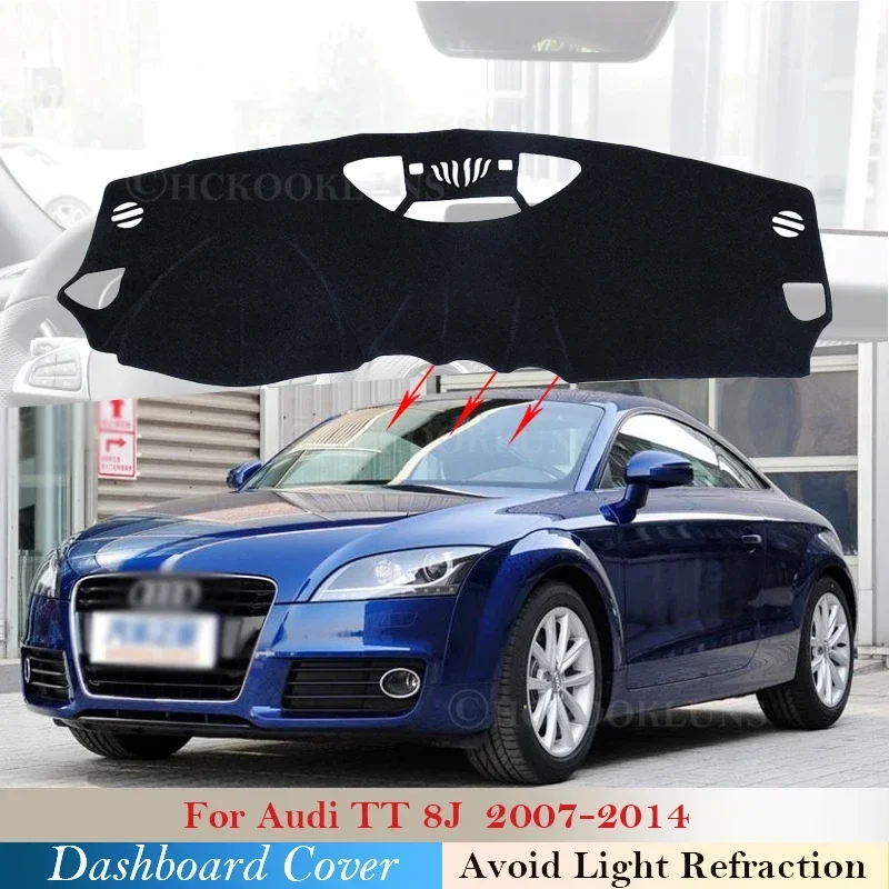 

Dashboard Cover Protective Pad for Audi TT 8J 2007 ~ 2014 2008 MK2 Car Accessories Dash Board Sunshade Anti-UV Carpet S-line TTS