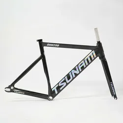 TSUNAMI SNM200 Fixed Gear Bike Frameset, 700C Aluminum Frame, Racing Track Fixie, Single Speed Bicycle Parts, High Quality