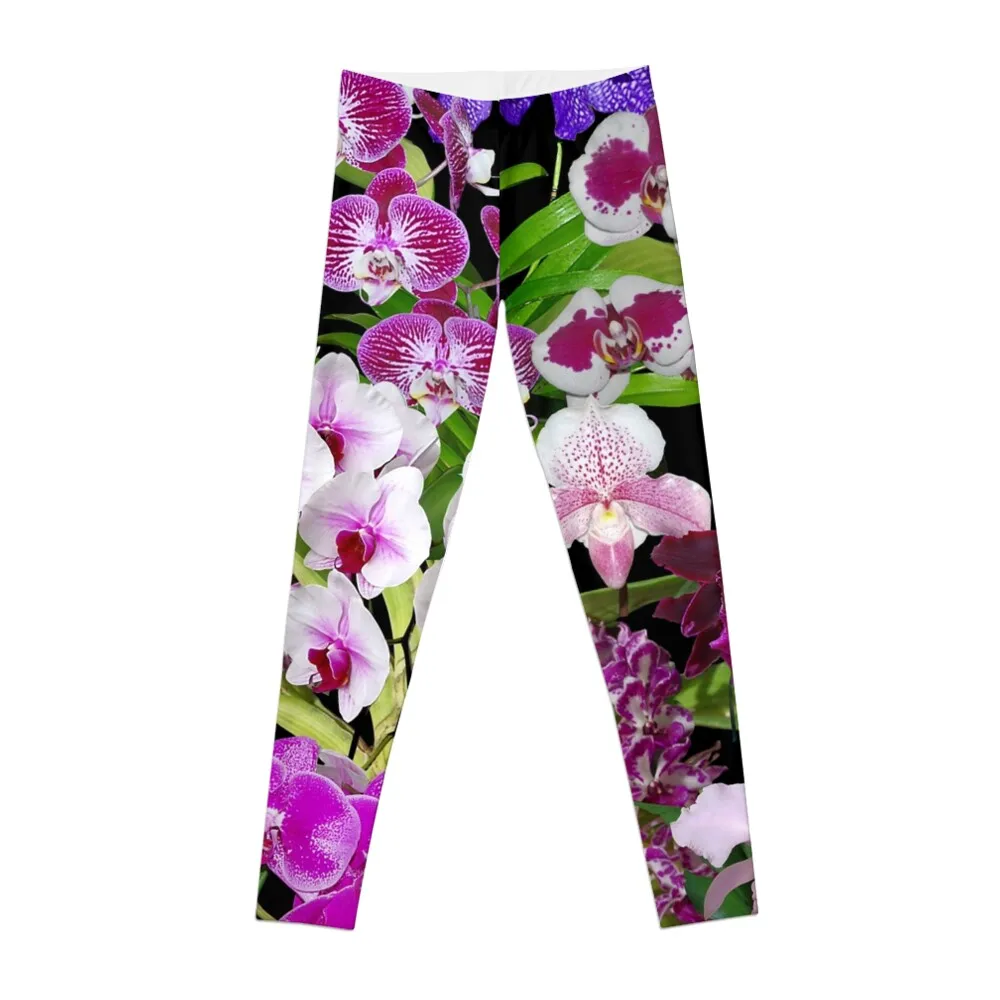 

Orchids - Cool and Restful Colors! Leggings Tight fitting woman Women's pants Womens Leggings