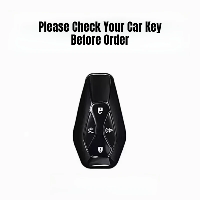 For BAIC ARCFOX Alpha T5 αS5 Car Key Modified Key Fob Shell Anti-Scratch Electric Auto Card Case Cover Modification Accessories