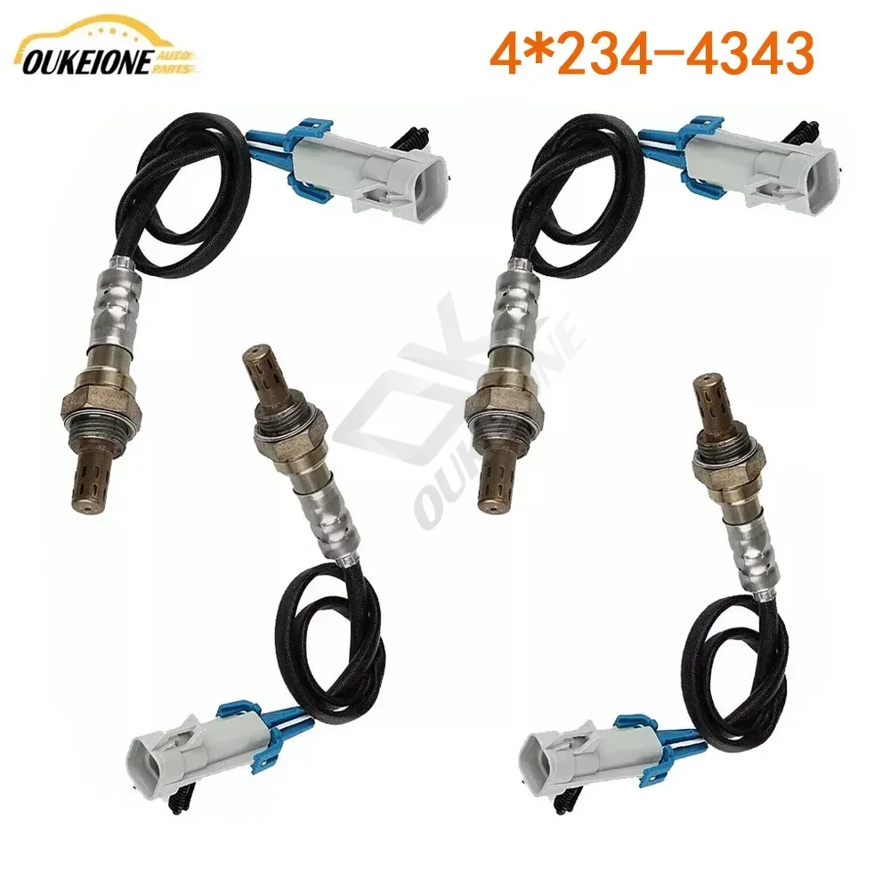 4Pcs Upstream Downstream Oxygen O2 Sensor for Chevrolet Blazer Silverado Tahoe GMC Sierra Lambda 234-4343 Car Accessories