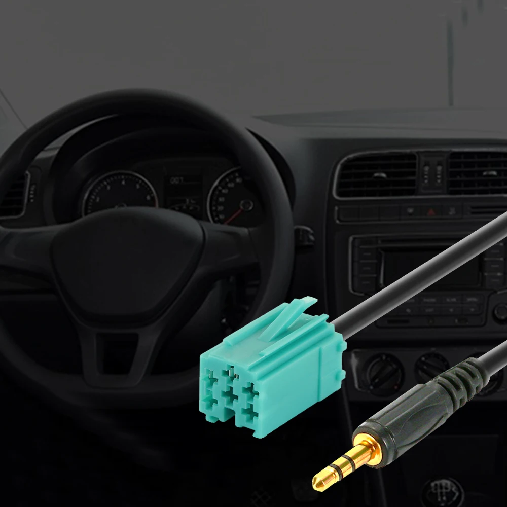 Cars 3.5mm AUX CD Stereo Audio Line Input Cable For Renault Clio Megane Espace Kangoo Laguna car accessories