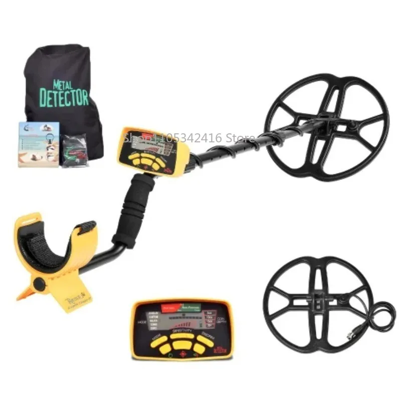 MD-6350 Professional Metal Detector, 12-Inch Waterproof Coil 5m Depth Tool for Underground Gold & Precious Metals Detection