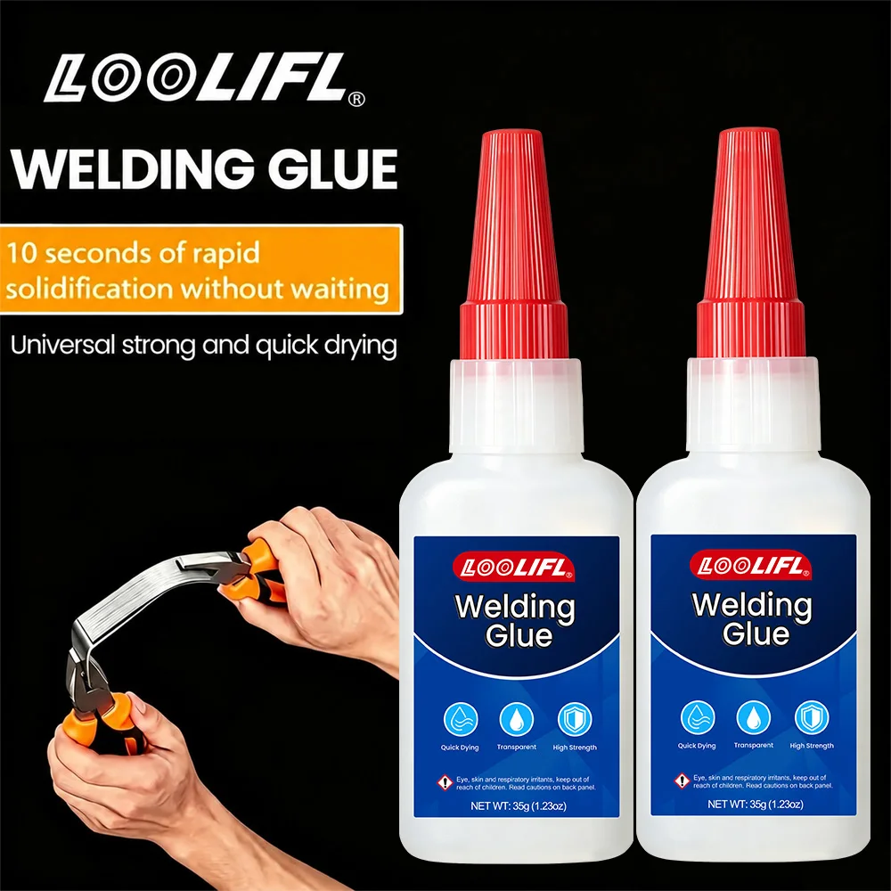 Super glue 10ml-35ml super glue/high-strength instant super glue/fast-curing heavy glue/precision nozzle/suitable for plastic, m