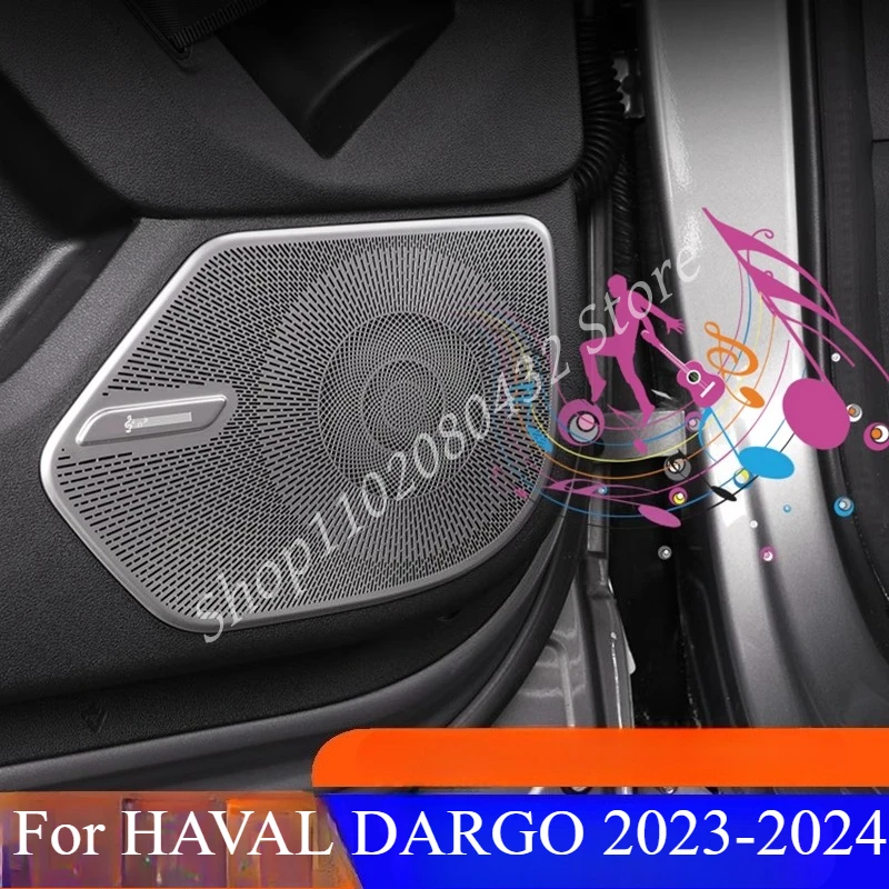 

For HAVAL DARGO 2023-2024 Car Dashboard Tweeter Horn Cover Trunk Door Audio A-pillar Speaker