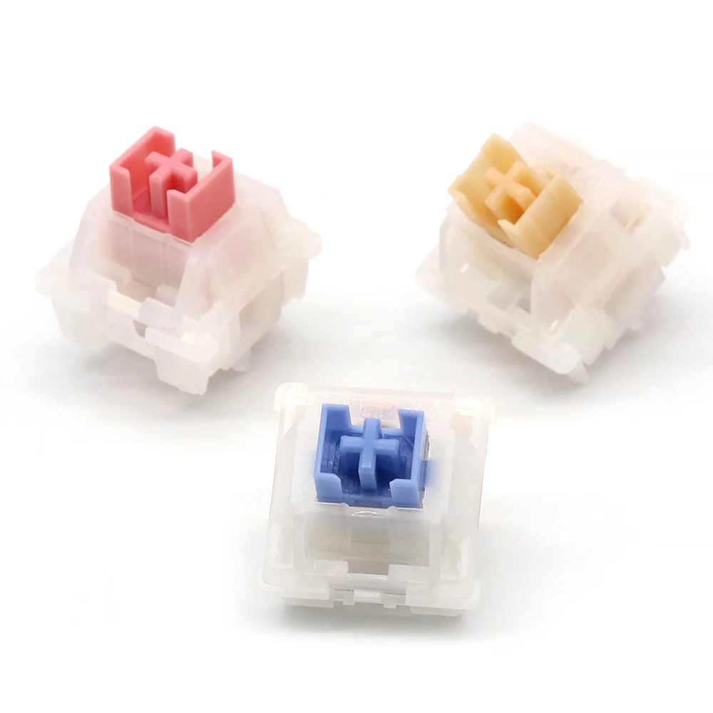 

Outemu Switches Yellow Jade Switch Mechanical Keyboard Switches 5Pin Mute Click Linear Tactile Lubrication RGB Game MX Switch