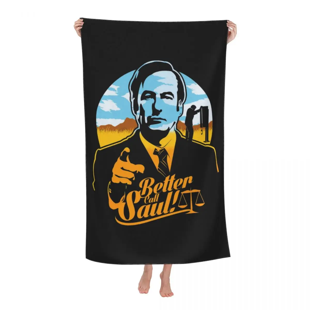 Custom Heisenberg Breaking Bad Soft Linen Microfiber Beach Bath Towel Quick Drying Better Call Saul Bathroom Pool Towels