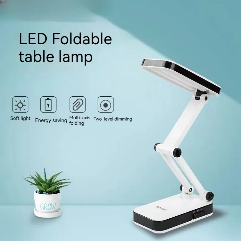 

Foldable Table Lamp Protable Led Desk Lamp Soft Light Reading Light Usb Rechargeable Led Lamp Light For office & reading