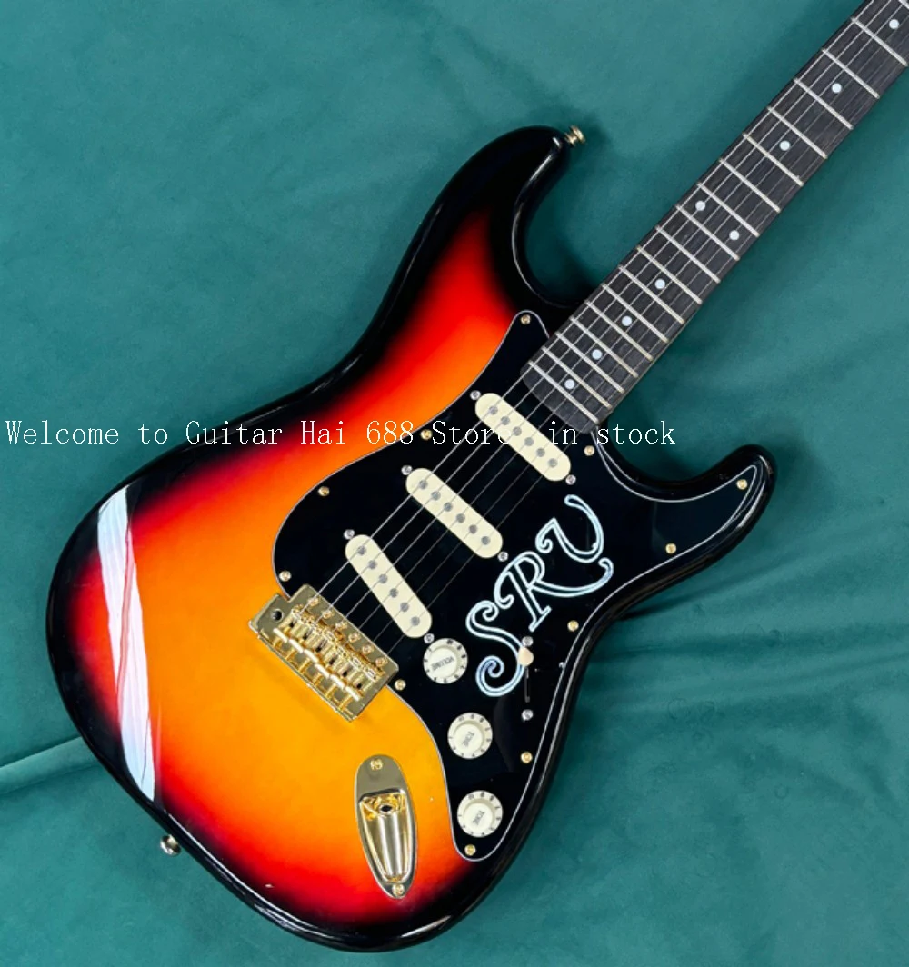 best 6-String Multi-Color Electric Guitar with Gold Hardware, Rosewood Fingerboard Electric Guitar