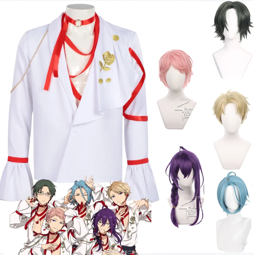 

Game Ensemble Stars Music Mayoi Ayase Kinjou Kanzaki Cosplay Costume Shirt Accessory Wig Stage Performance Convention Costume