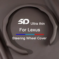 New leather Car Steering Wheel Cover Non-slip Wheel Booster Cover For Lexus IS300H CT200H IS250 RX350 NX300H RX450H GX460 IS200