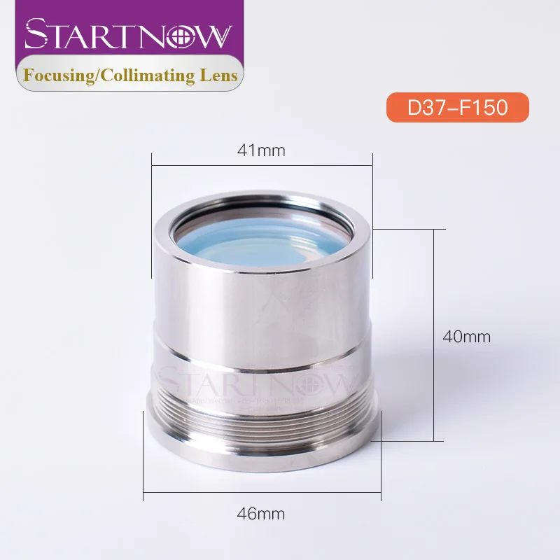 Startnow D30 37 F100 Laser Focus Collimating Lens With Lens Holder For WSX KC13 NC60 NC68 Laser Cutting Head Fiber Collimator