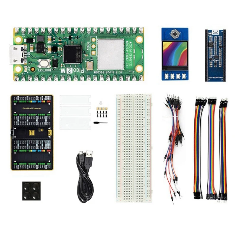 

Pico 2 W Evaluation Kit For Raspberry Pi Pico 2 W Microcontroller Board Based On RP2350 Chip Supports WIFI And Bluetooth-AU32