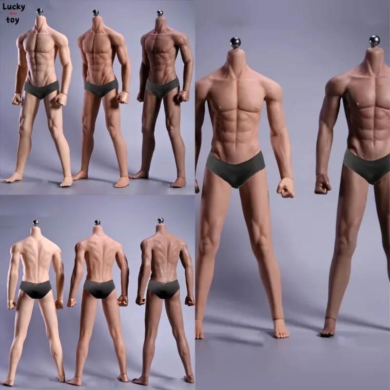 1/6 Scale Male Body Super-Flexible Muscular Man Seamless Body Building Figure Stainlee Steel Skeleton Model For 12in Action Head