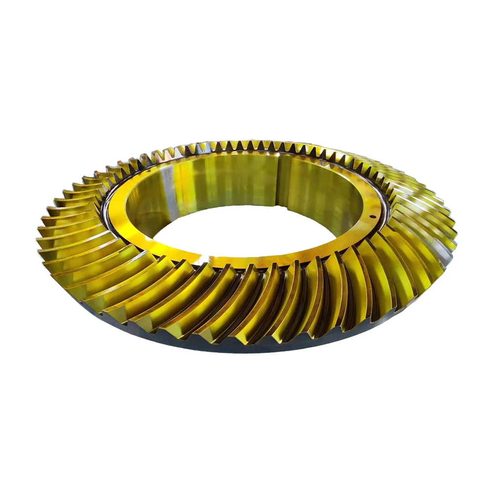 Customized Casting Straight Tooth Bevel Gear, Bevel Pinion
