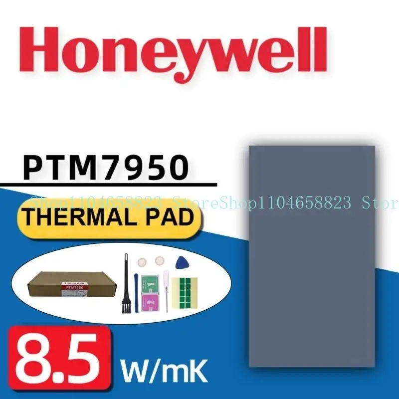 هانيويل- PTM7950 بطانة حماية من السيليكون للكمبيوتر المحمول تغيير مرحلة لوحة شحم السيليكون 8.5 واط وحدة المعالجة المركزية GPU وسادة معجون موصلة حرارية