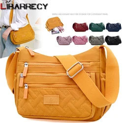 Luxury Designer High Quality Nylon Ladies Shoulder Bag Solid Color Design 2022 Style Women Messenger Bags Small Women's Wallet