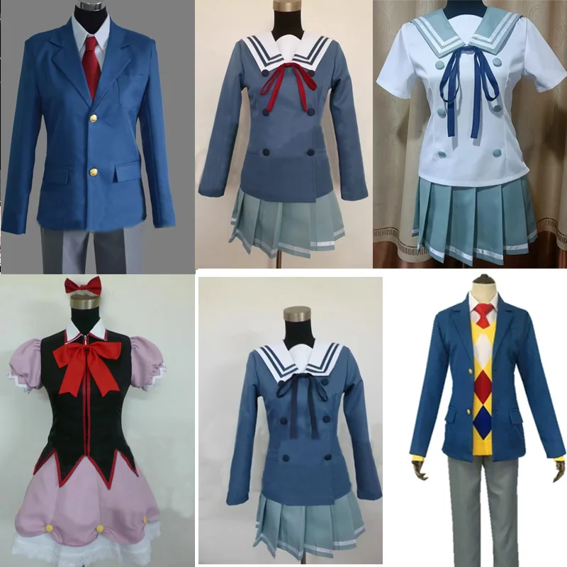

Beyond Kuriyama Mirai Nase Mitsuki school uniform Nase Hiroomi Kanbara Akihito Cosplay Costume Clothing custom size