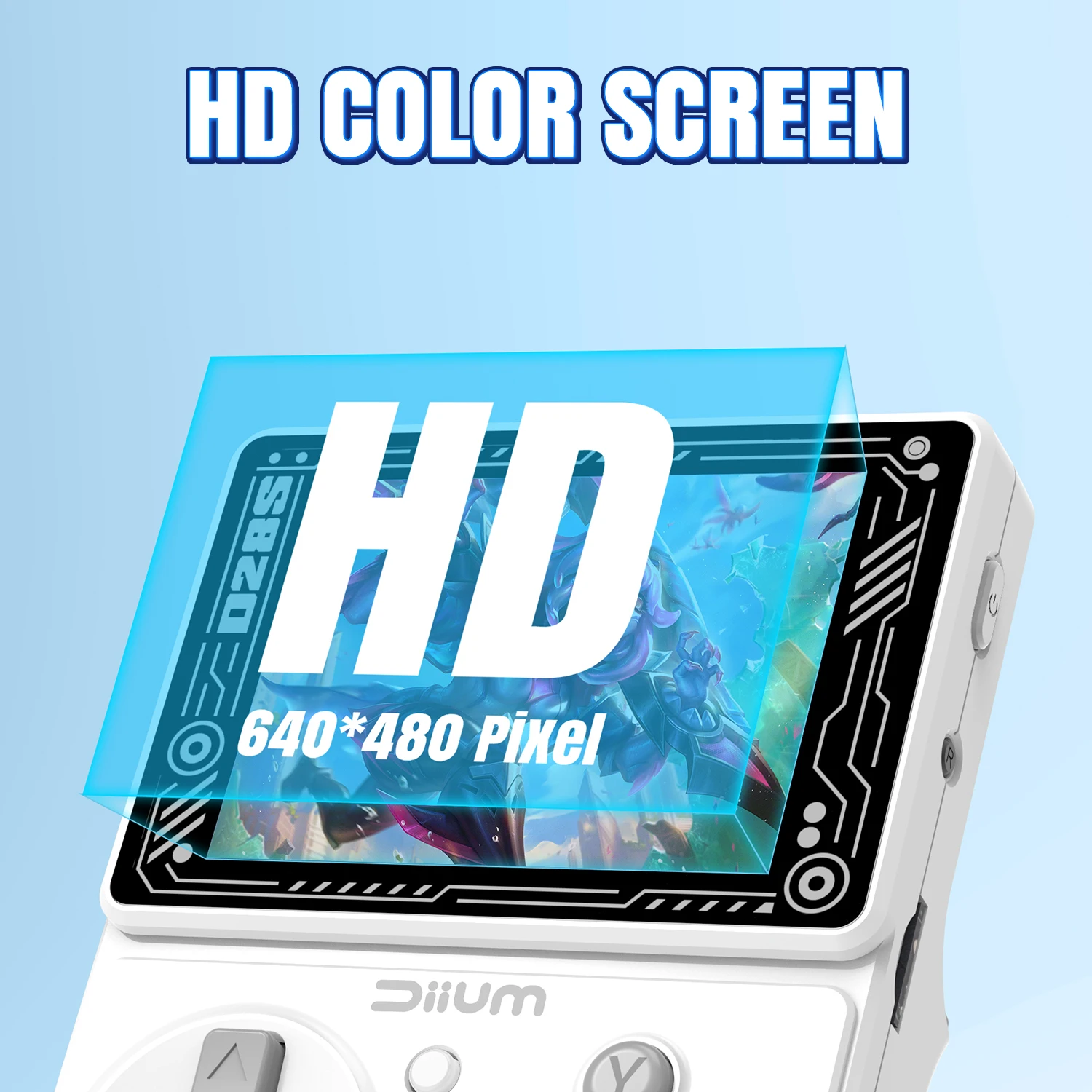 AISLPC وحدة تحكم ألعاب محمولة صغيرة 64 جيجابايت/128 جيجابايت ذاكرة جديدة وحدة تحكم ألعاب نظام لينكس 2.8 بوصة IPS شاشة وحدة تحكم ألعاب كلاسيكية