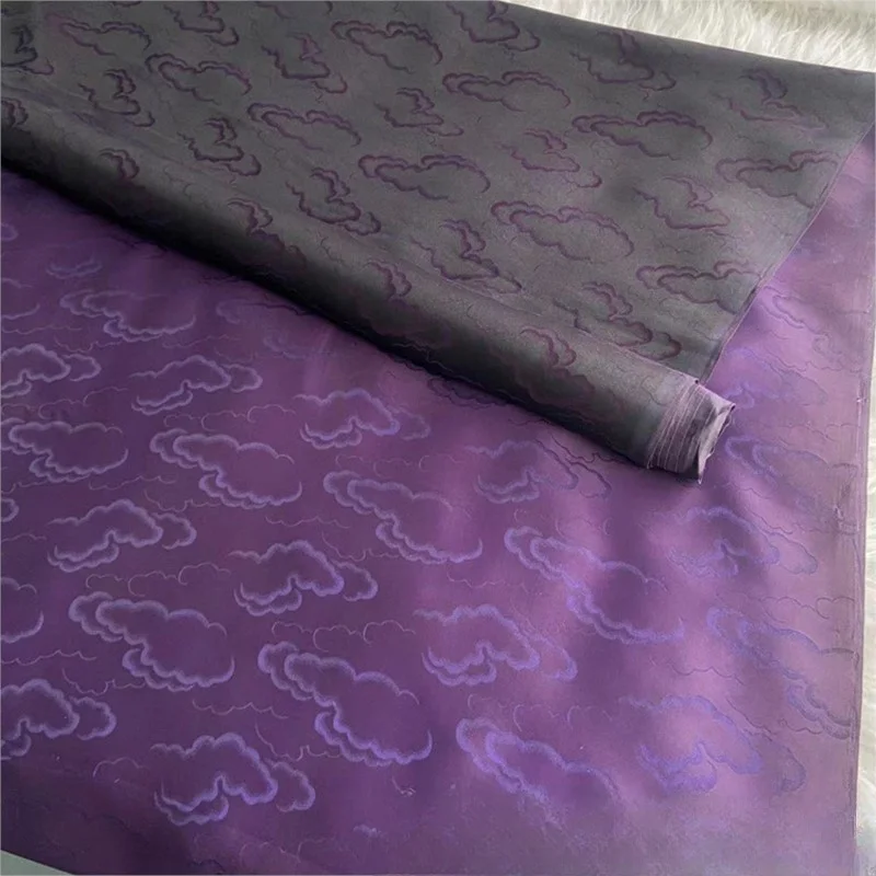 

Jacquard silk yunsha fabric new Chinese-style clothing dress and shirt