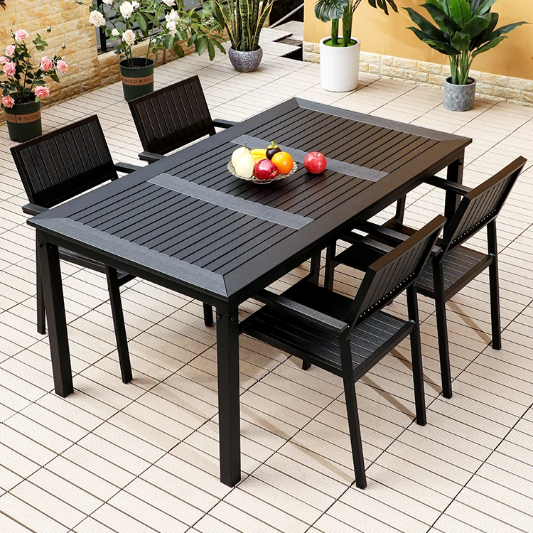 High Cost-effective Patio Furniture Popular Garden Table Set Outdoor Restaurant Table And Chairs