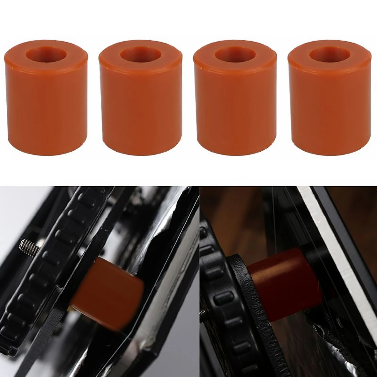 4Pcs Hot Bed Leveling Column Premium Silicone Material Vibration Dampening 3D Printer Parts for Stable