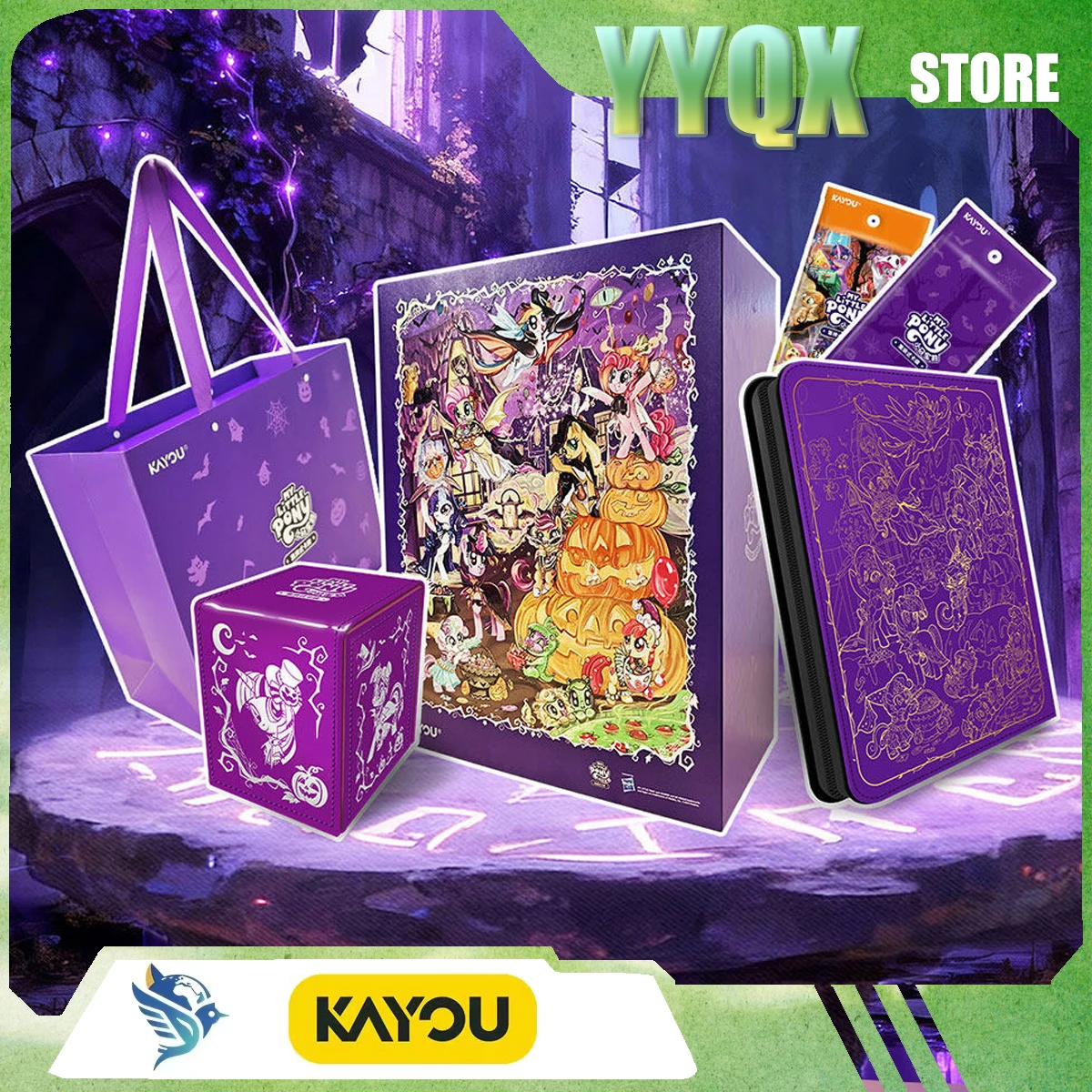 

KAYOU 2026 New MyLittle Pony Collection Card Gift Box Card Album Card Holder Periphery Anime Movie Animation Surprise Gift Toy