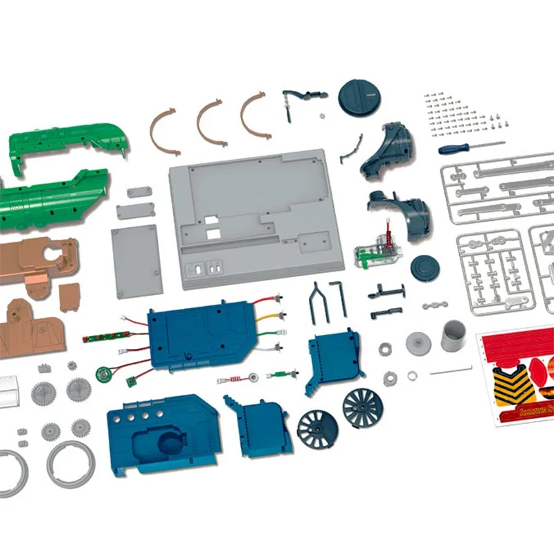 와트 증기 엔진 기차 헤드 모델 빌딩 키트, 성인 및 어린이용 DIY 조립, 과학 이론 장난감, 소년 어린이 선물