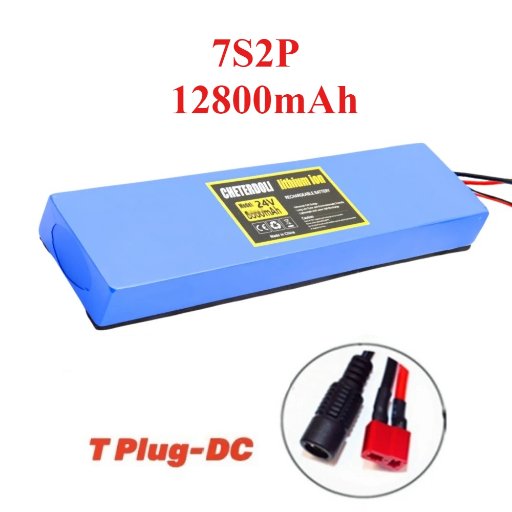 Aleaivy 7S2P 24 V 12,8 Ah 18650 Lithium-Ionen-Akku, 29,4 V 12800 mAh Lithium-Ionen-Akku, geeignet für Elektroroller und Fahrräder 6