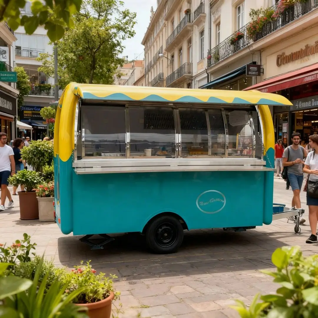 

Foodtruck Mobile Restaurant Roasted Chicken Food Trailer Fully Equipped Remolque De Comida