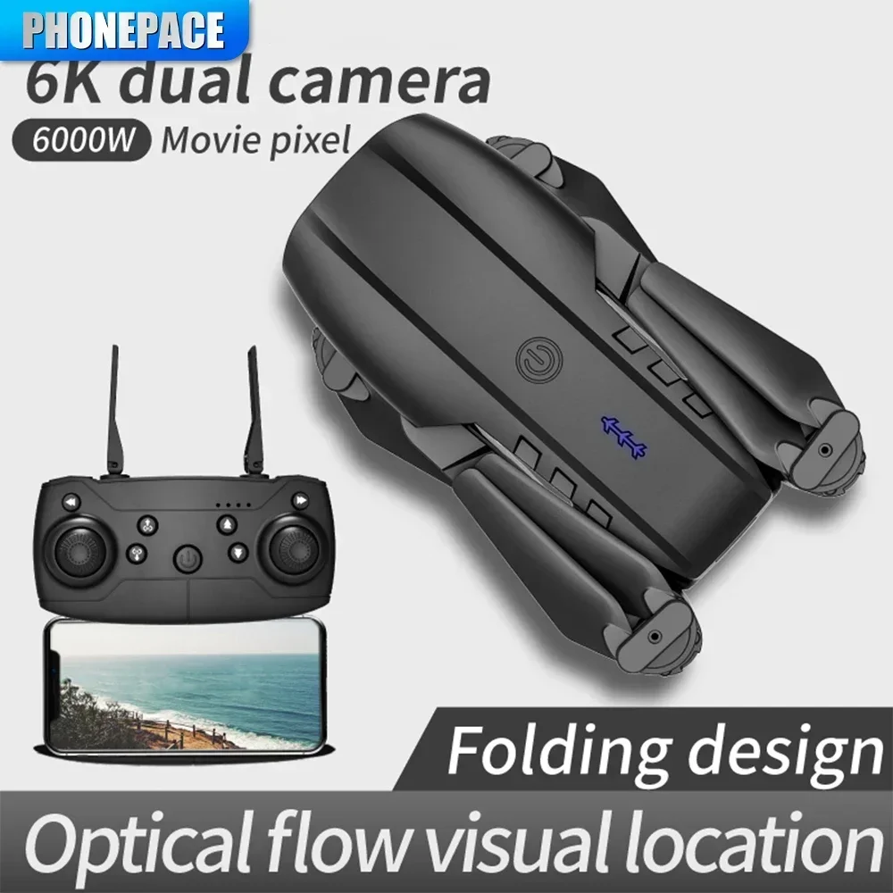 ​HD 6K Photography E99 Pro Drone Quadcopter with Altitude Fixation Remote Control Handle Four Axis UAV Helicopter Toys​​