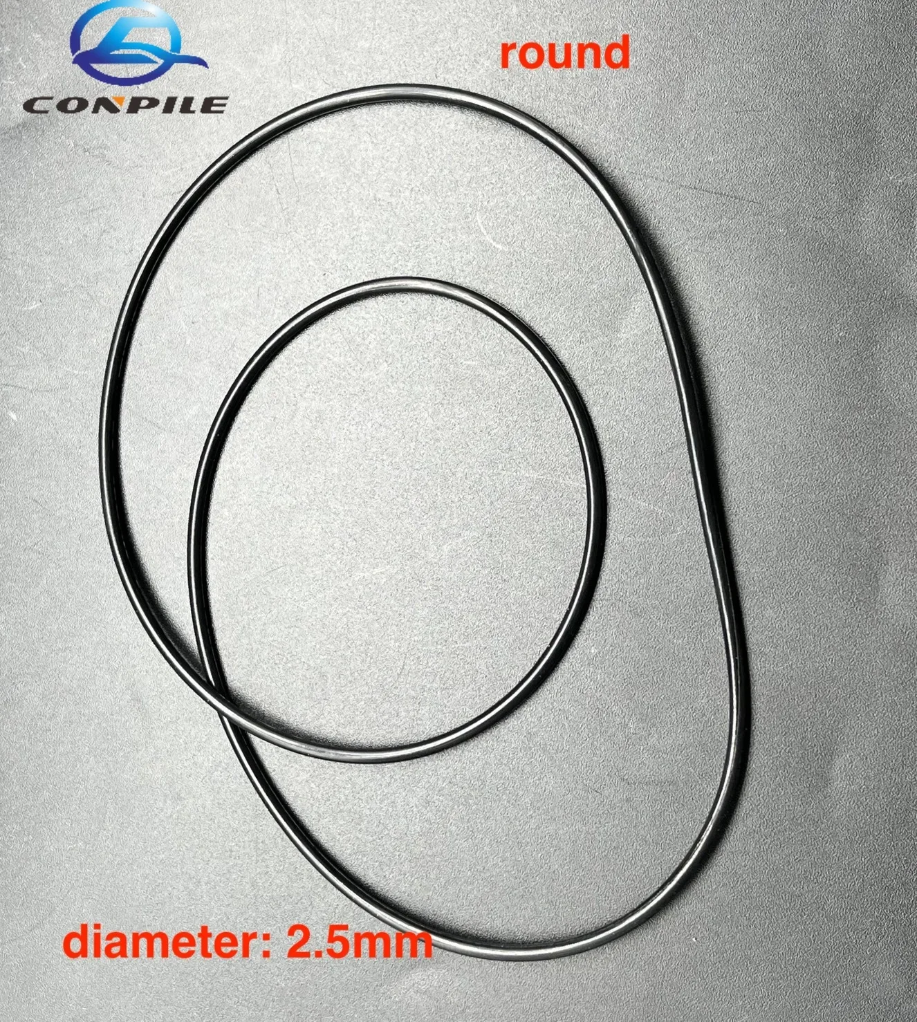 1pc 2.5m diameter round rubber O-ring phono belt for Turntable Vinyl Record Player