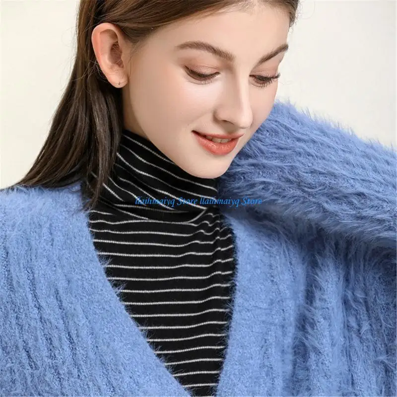 573B مخطط متعدد الأطواق ذوي الياقات البيضاء قابلة للفصل