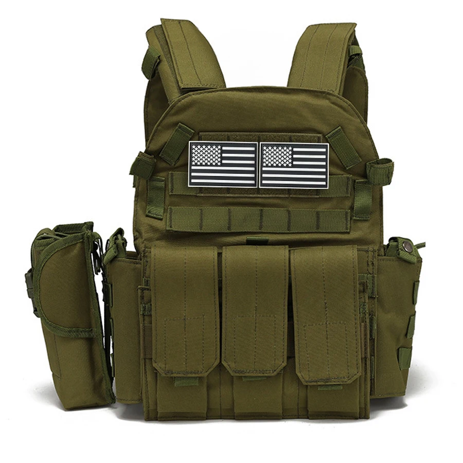 800D high-density Oxford cloth combination large capacity vest MOLLE system adjustable outdoor vest