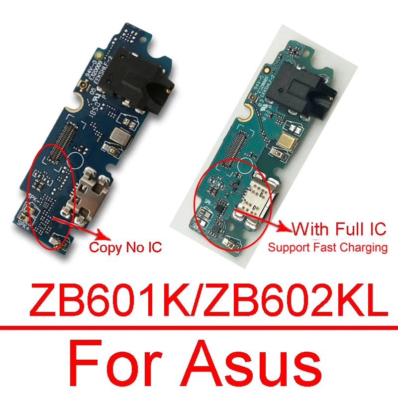 

Оригинальная USB-разъем для зарядного устройства для ASUS ZenFone Max Pro M1 ZB601KL ZB602KL, порт зарядки, док-станция, USB-плата, запасные части