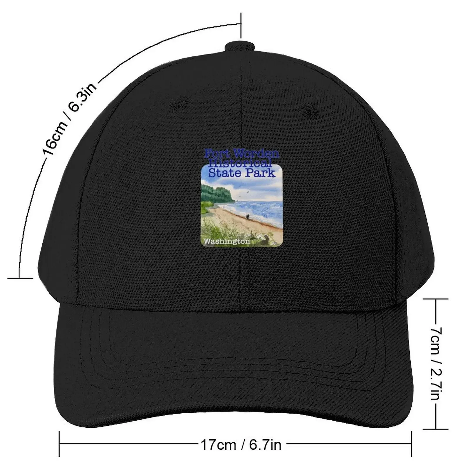 Fort Worden Historical State Park, Washington Baseball Cap Golf Icon Mountaineering Sun Hat For Children Girl'S Hats Men's