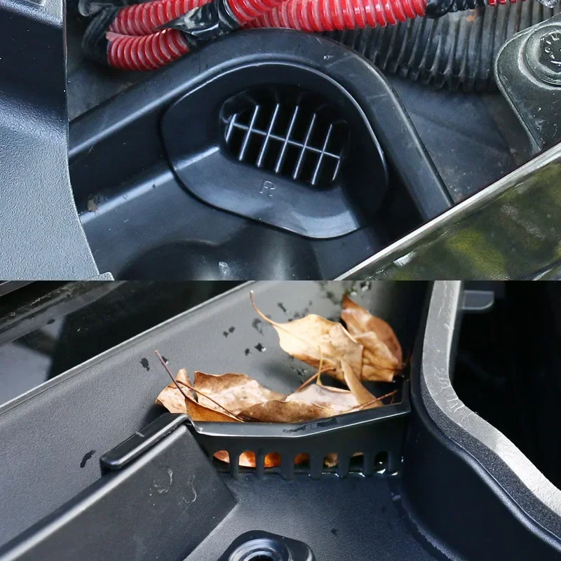 For Tesla Model Y 20-24 Anti-Clogging Water Channel Filter Net Front Trunk Water Guide Groove Filter Debris Filter Accessories