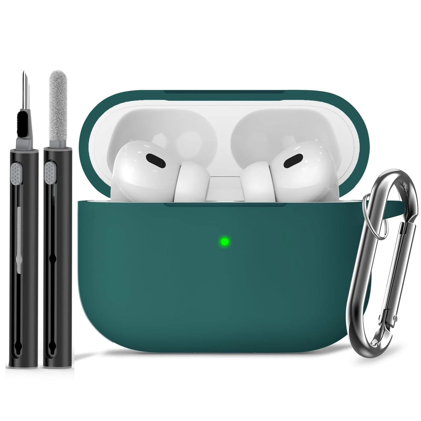 2025 für AirPods Pro 3. Generation Hülle Weiche Silikonhülle für AirPods Pro 3, Schutzhülle mit Reinigungsset für AirPods Pro 3 – Detail 18