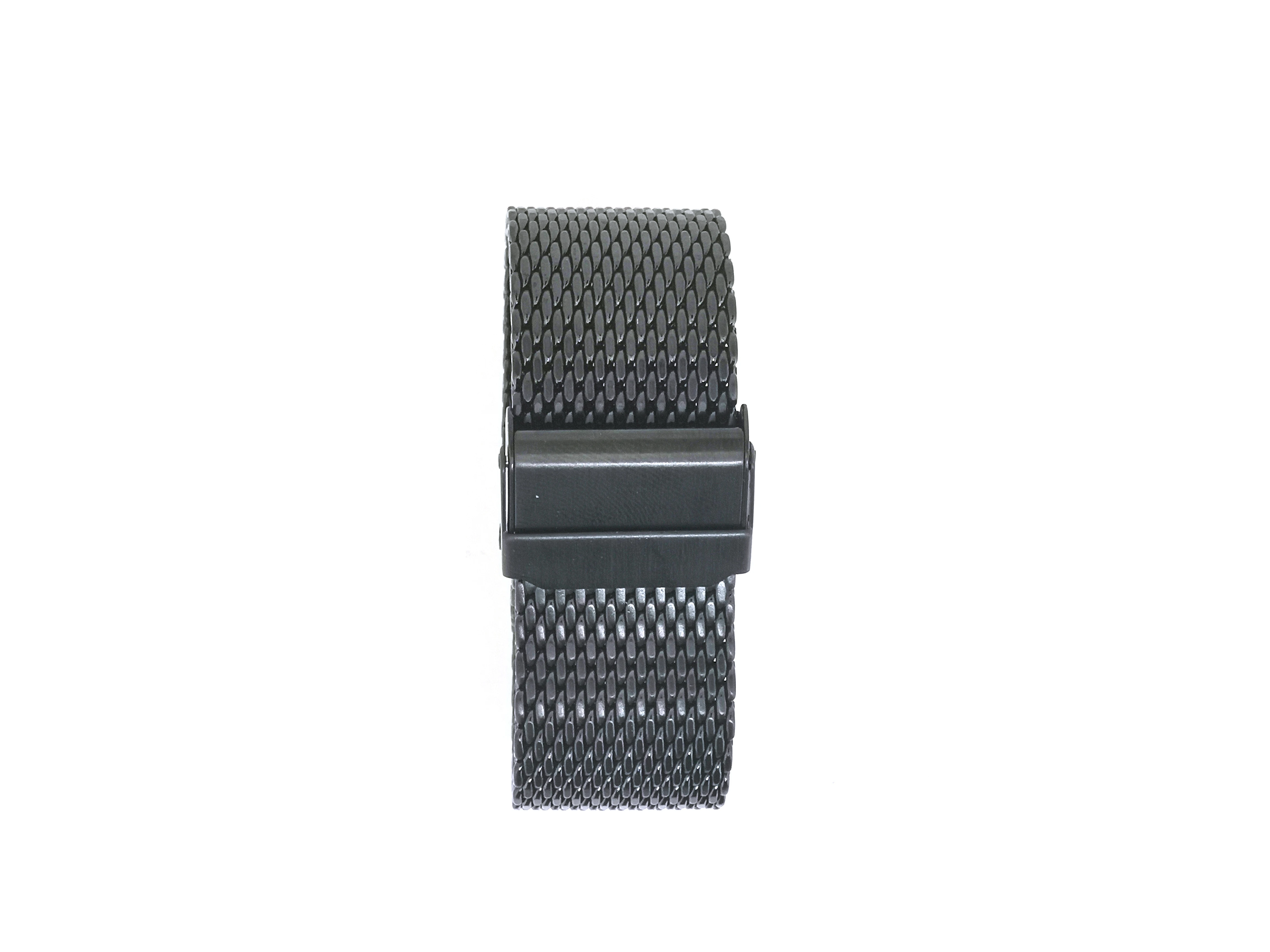 Steel mesh belt 1.0mm thick thread men watch steel strap