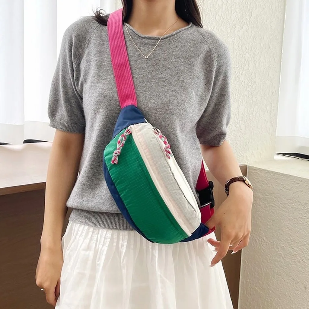 Fashionable Trend Chest Bag Women Personalized Crossbody Waist Bags Single Shoulder Small Bag Popular Sport Packs Traveling