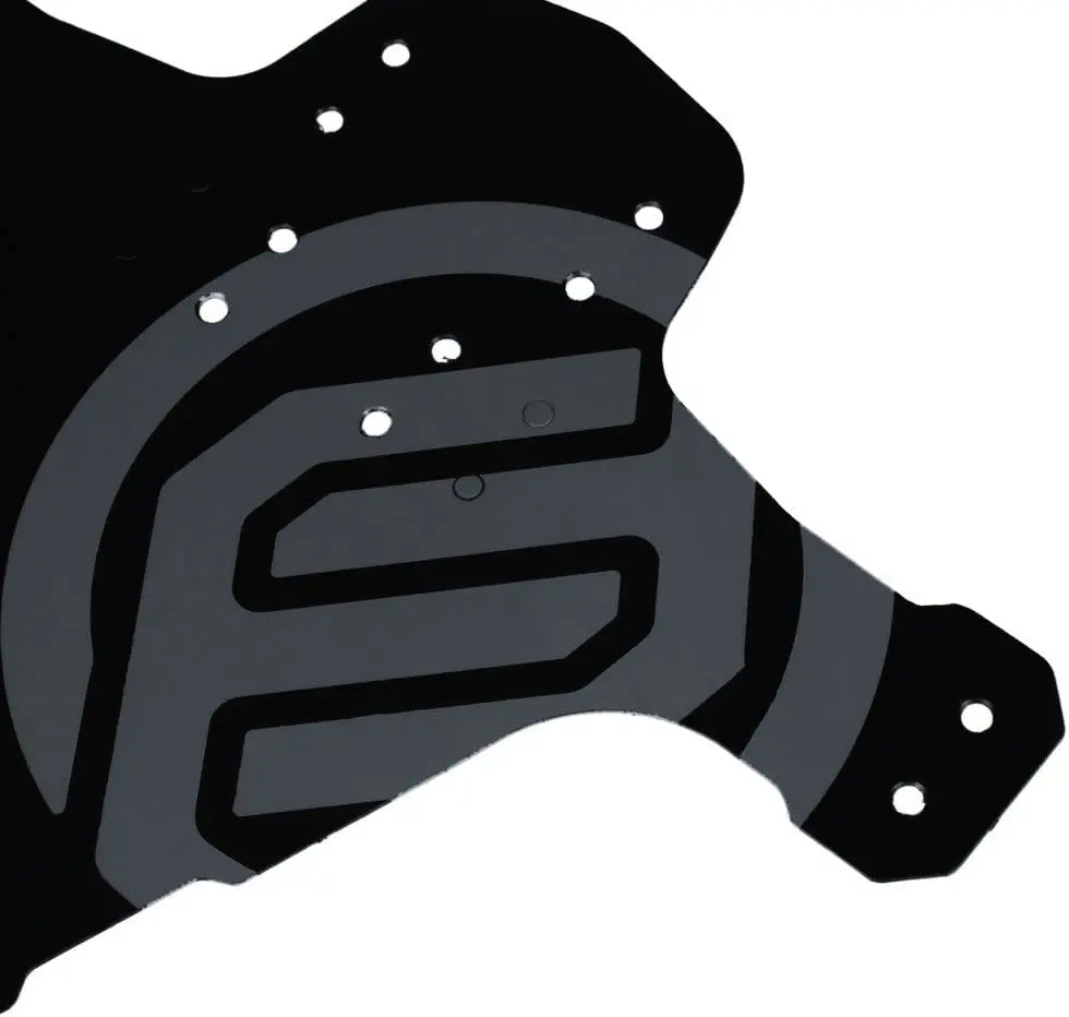 FIFTY-FIFTY Mountain Bike Fender, MTB Mudguard, Front and Rear Compatible Bicycle Mudguard, Fits 26