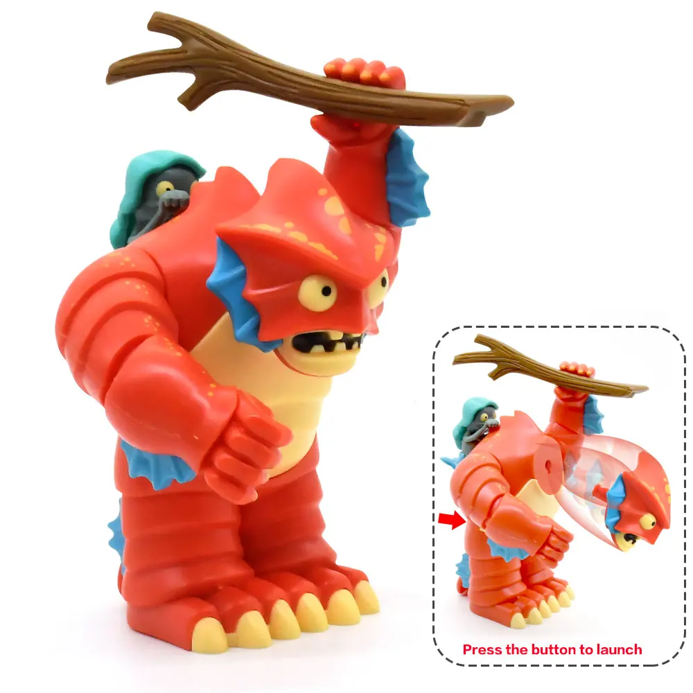 Plants vs Zombies หุ่นเกมซอมบี้ยักษ์ใหญ่แห่งท้องทะเลลึก2ตัวหุ่นจำลองของเล่นที่มีใบอนุญาตของแท้จำลองเกมของขวัญสำหรับเด็ก