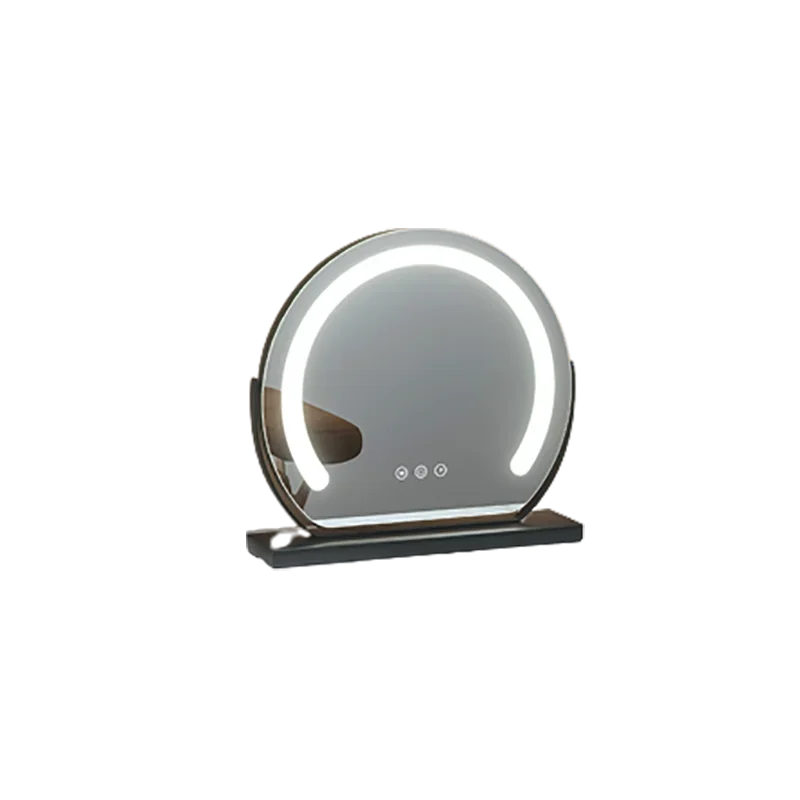 Standing Makeup Hand Decorative Mirror Table Selfie Aesthetic Decorative Round Led Arte De Pared Home Styling