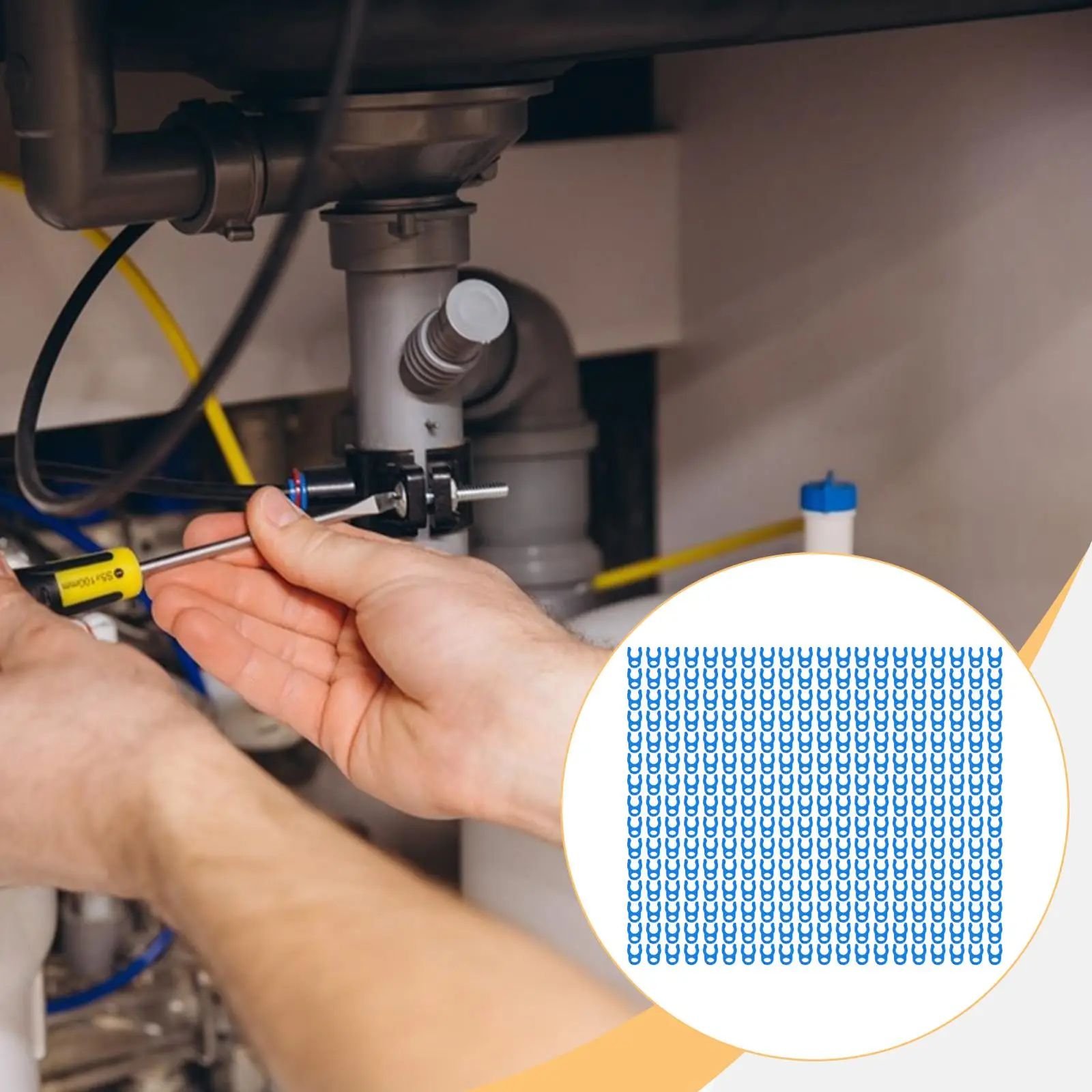 300x تركيبات خرطوم المياه استبدال مانعة للتسرب سهلة التركيب التوافق الأزرق تنوعا الملحقات محول خرطوم الحديقة